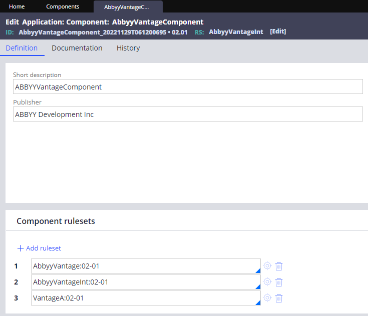 Pega の Case types メニューで新しいケースタイプを作成している画面