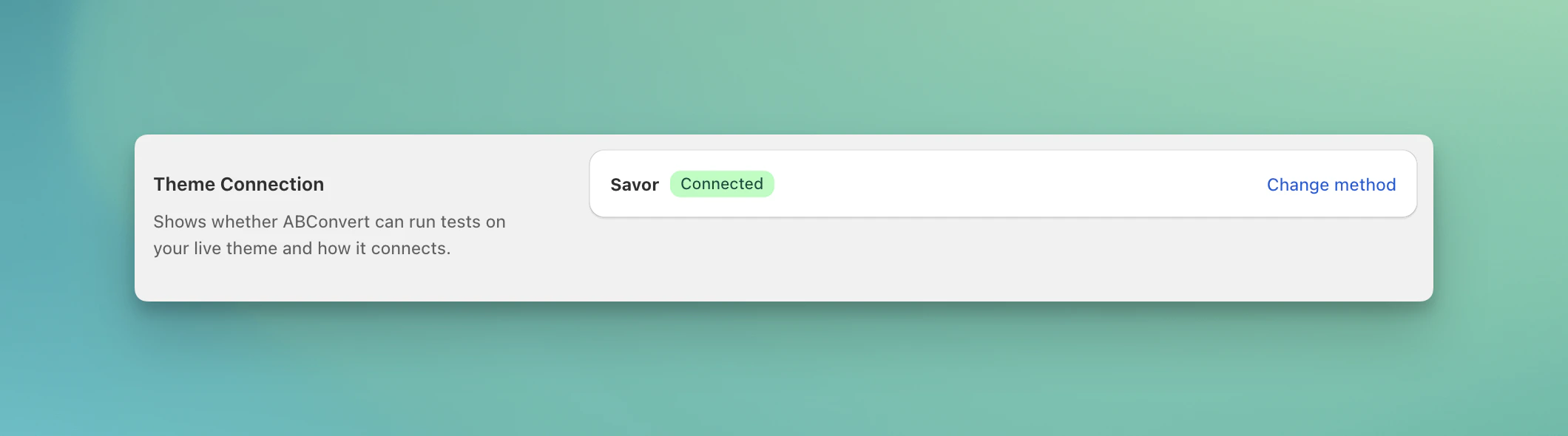Connect status