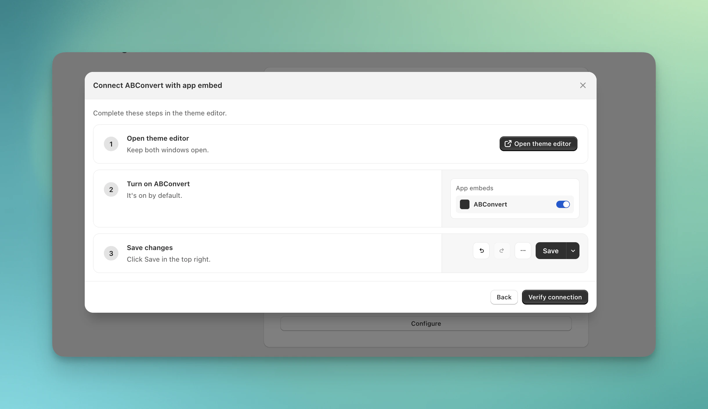 Enable app