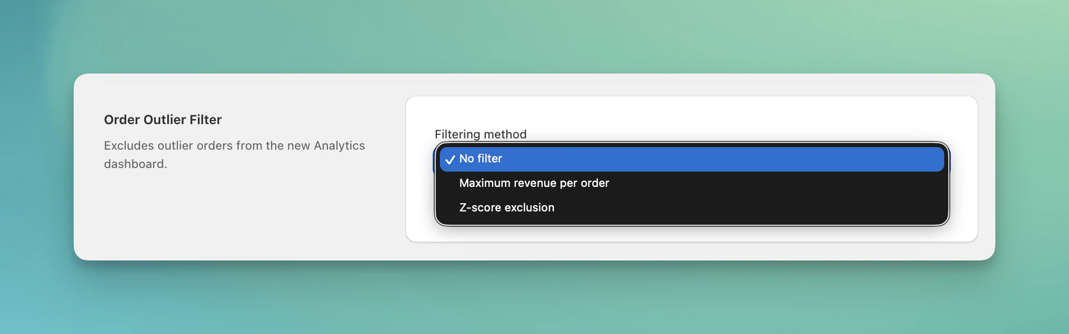 Outlier filter
