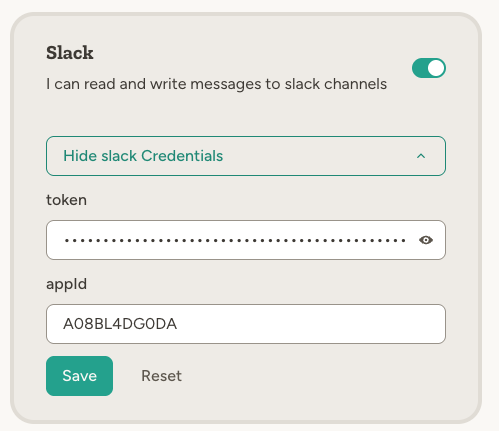 Add Personal Access Token modal showing available OAuth services
