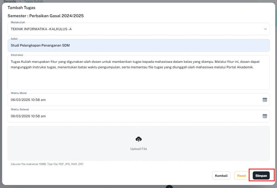 Tugas Kuliah D Simpan