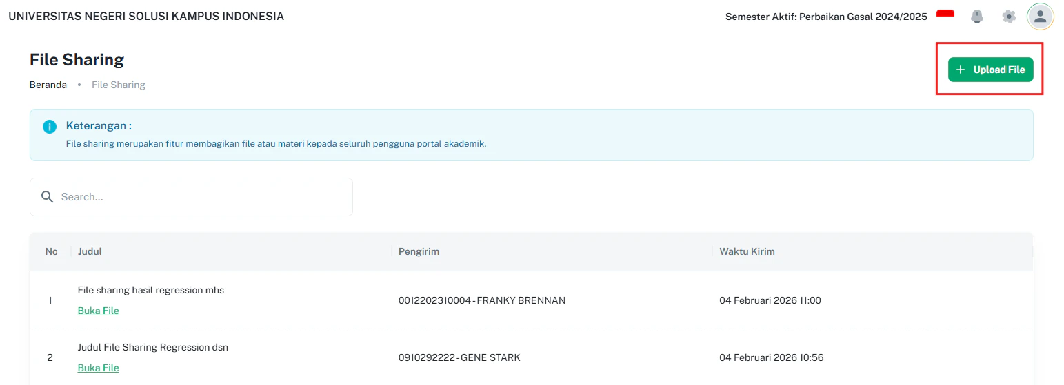 File Sharing D Tambah File
