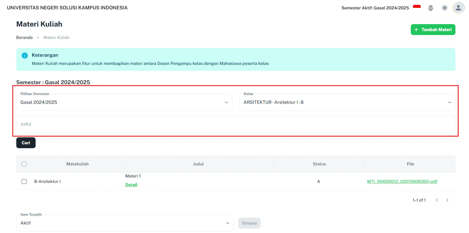 Materi Kuliah D Filter