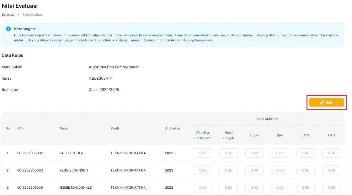 Nilai Evaluasi D Edit