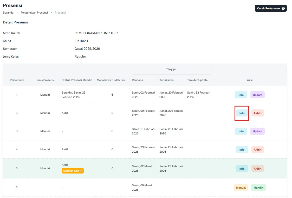 Presensi Info Mandiri