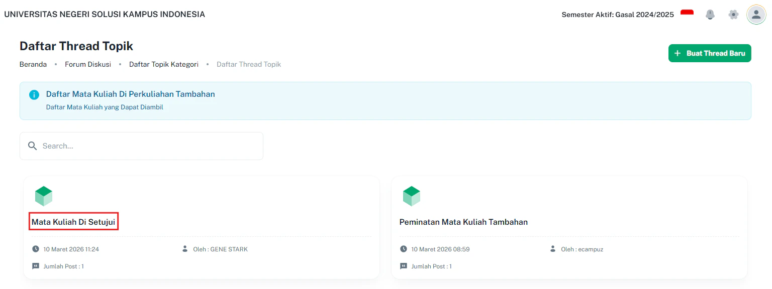 Forum Diskusi D Pilih Threads Topik