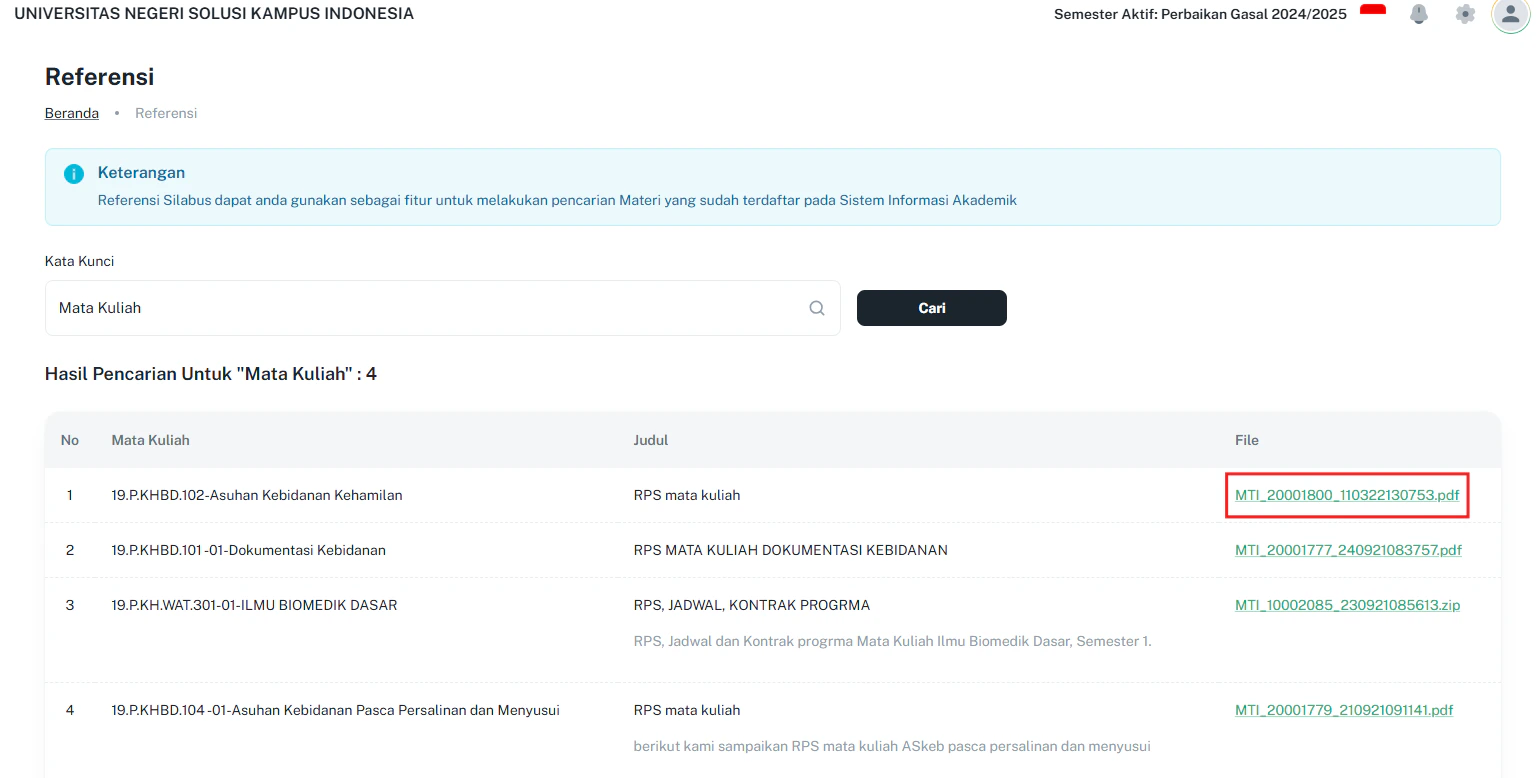Referensi D Klik File