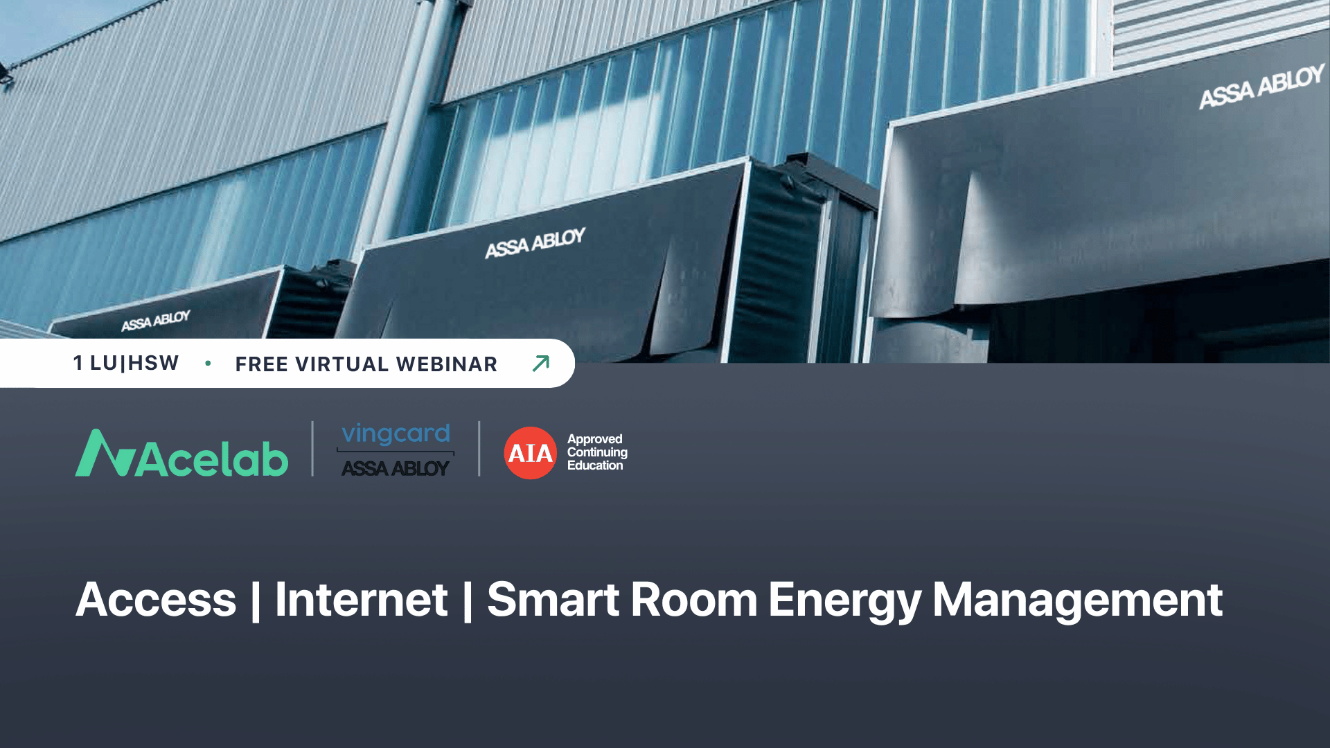 Access | Internet | Smart Room Energy Management webinar cover