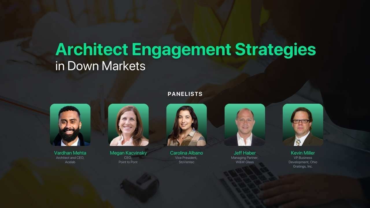 Architect Engagement Strategies in Down Markets webinar cover