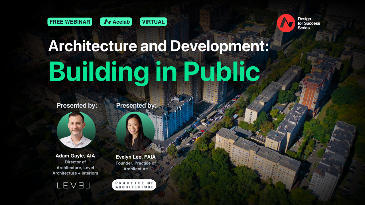 Architecture and Development: Building in Public webinar cover