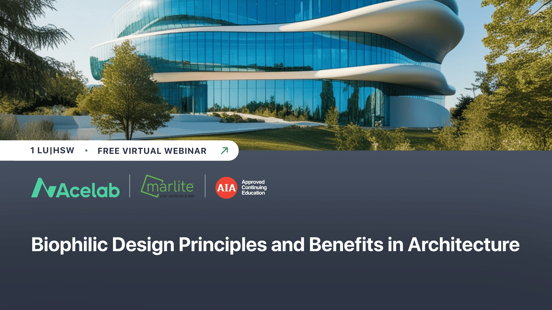 Biophilic Design Principles and Benefits in Architecture webinar cover