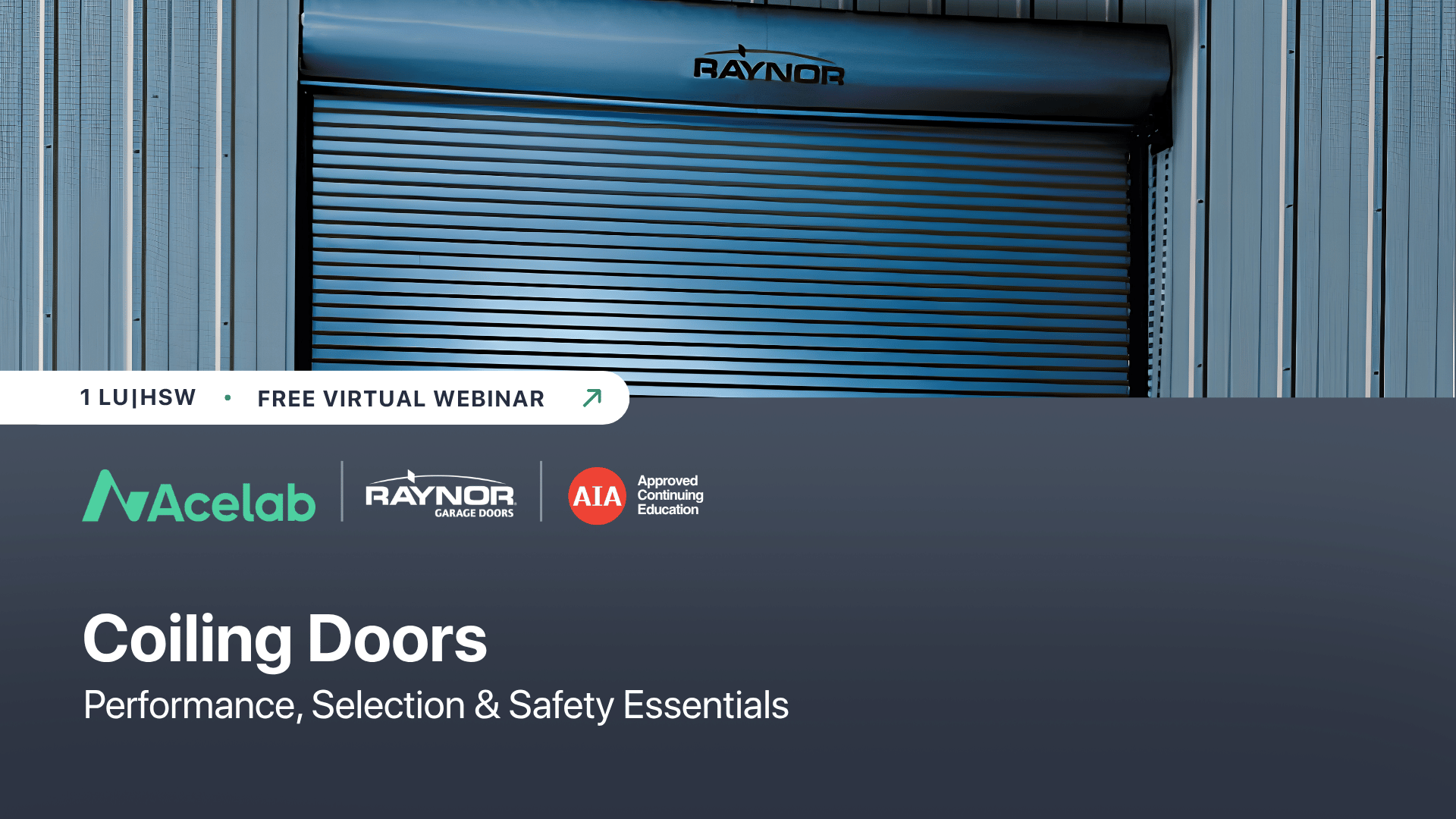 Coiling Doors webinar cover