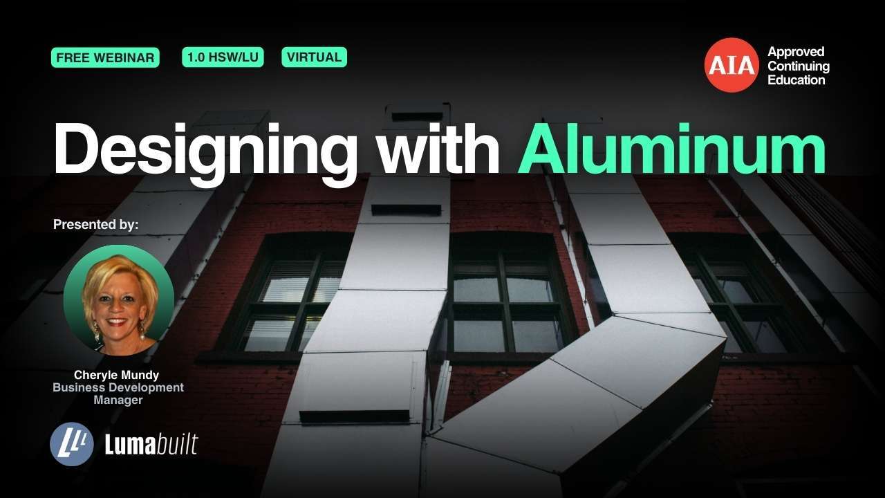 Designing with Aluminum webinar cover