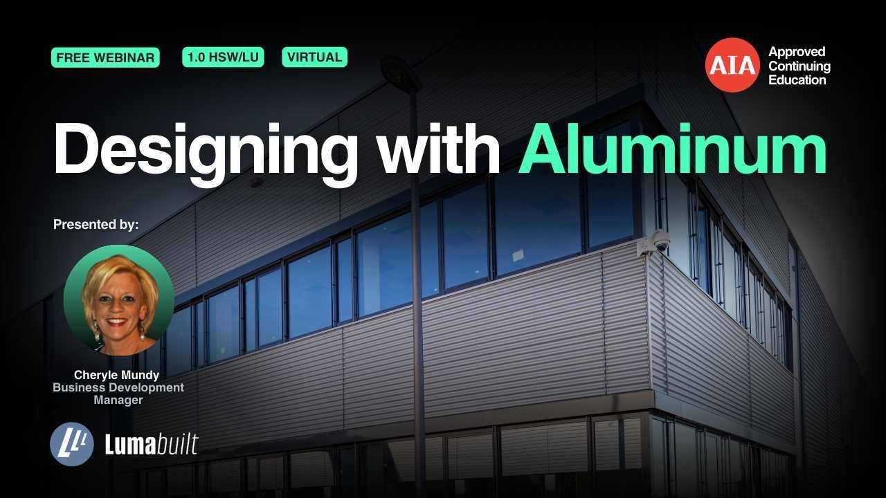 Designing with Aluminum webinar cover