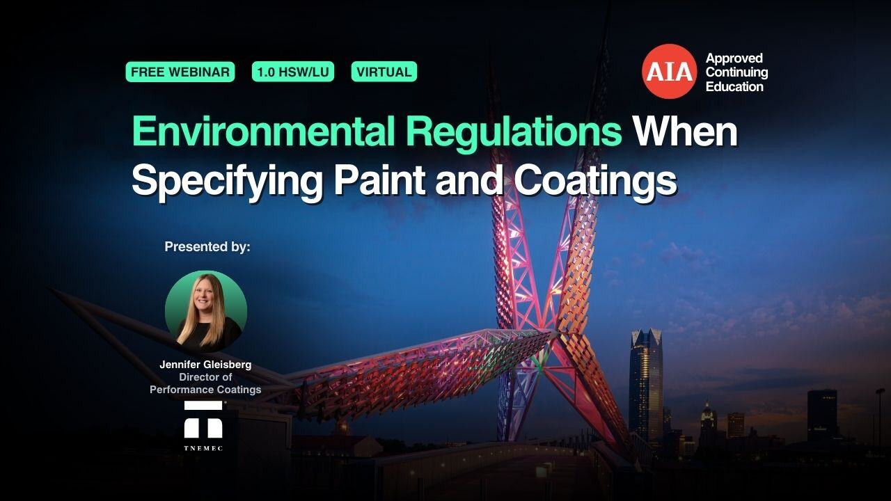 Environmental Regulations When Specifying Paints and Coatings webinar cover