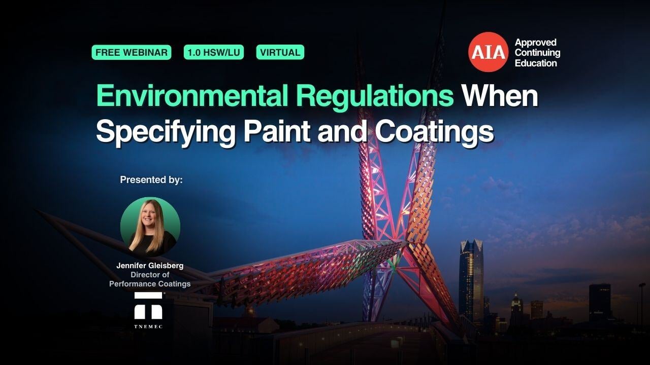 Environmental Regulations When Specifying Paints and Coatings webinar cover