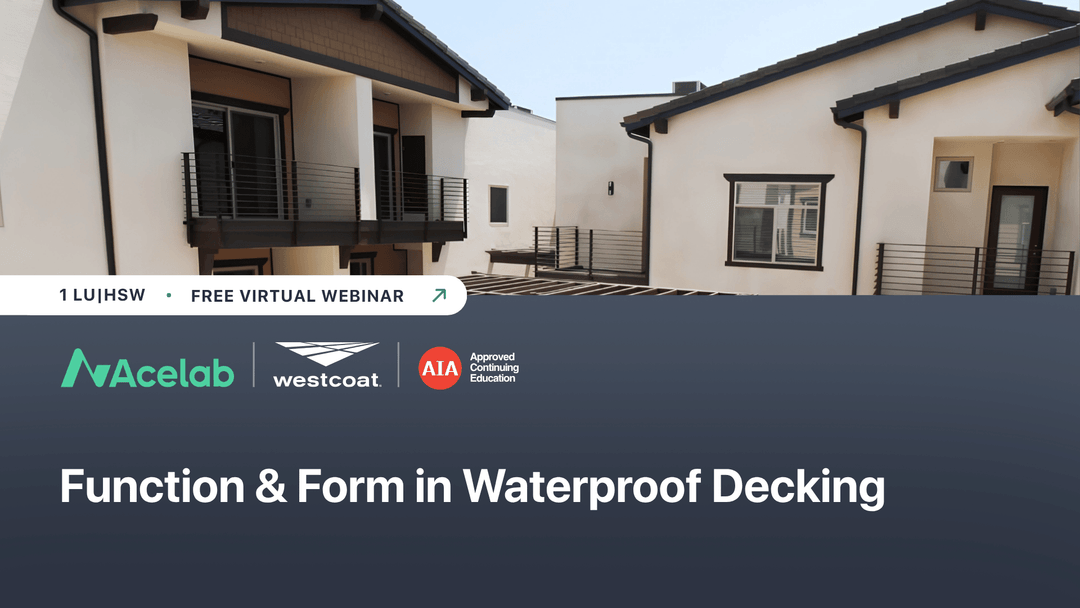 Function & Form in Waterproof Decking webinar cover