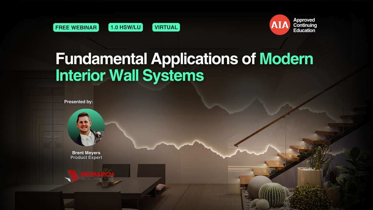 Fundamental Applications of Modern Interior Wall Systems webinar cover