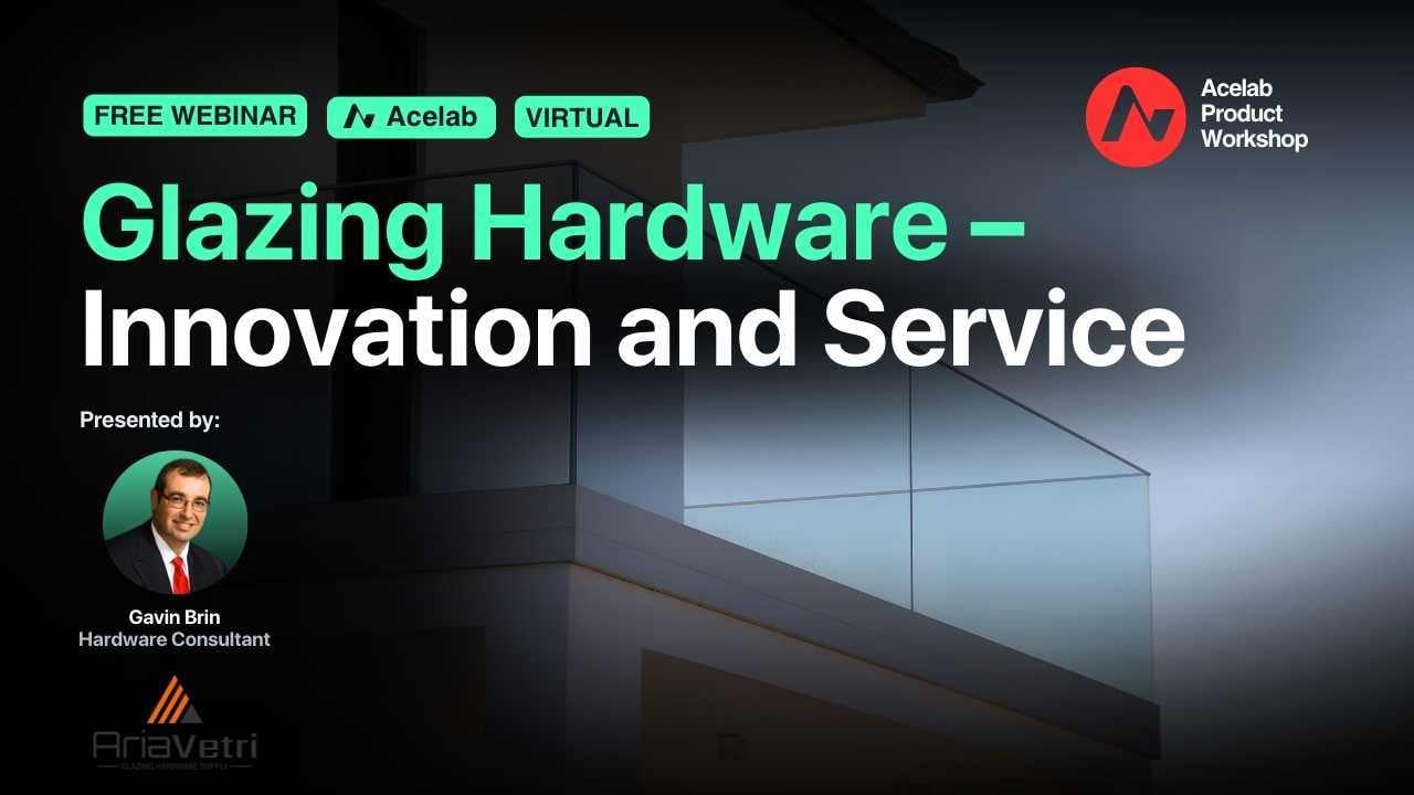 Glazing Hardware – Innovation and Service webinar cover