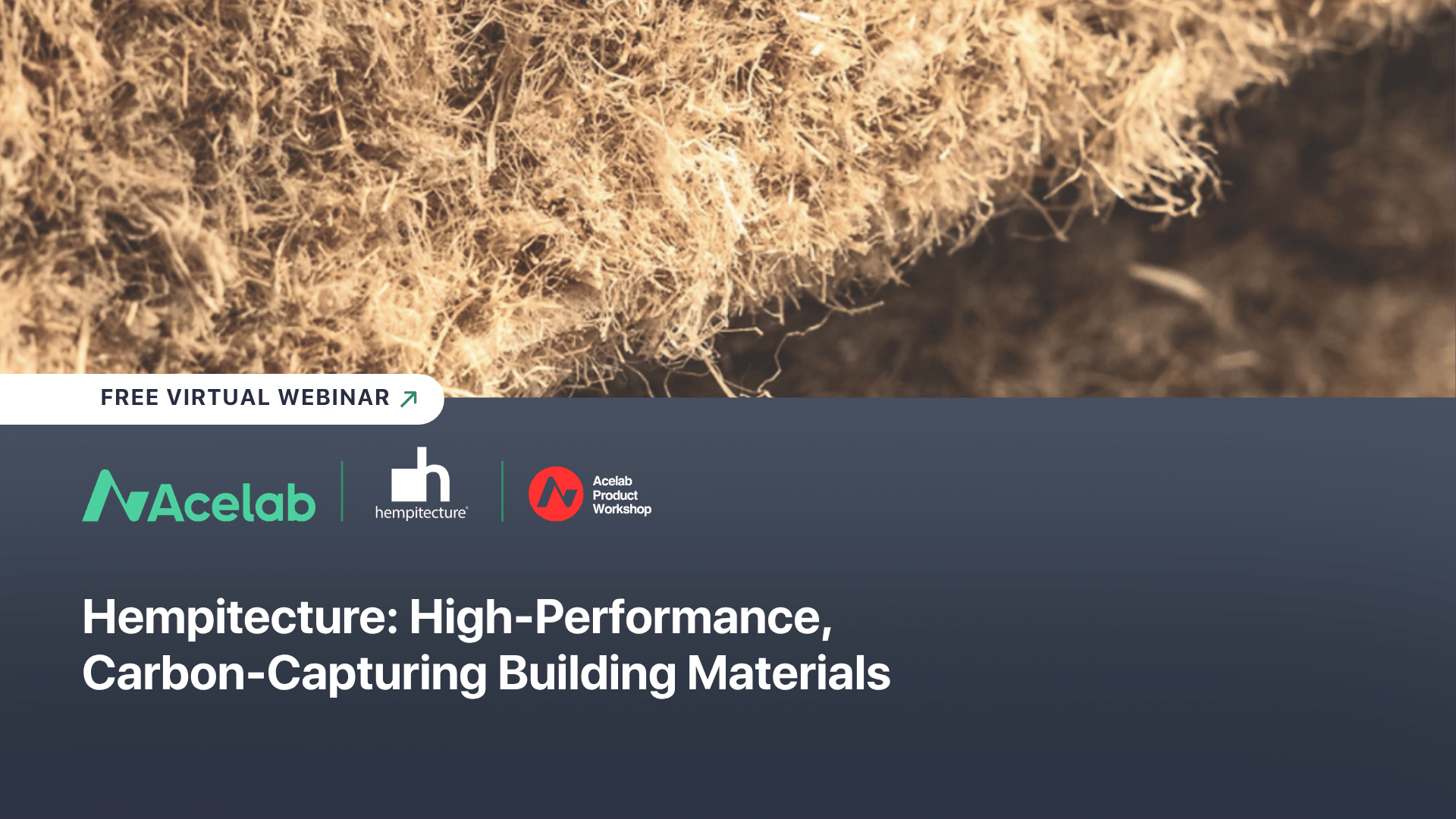 Hempitecture: High-Performance, Carbon-Capturing Building Materials webinar cover