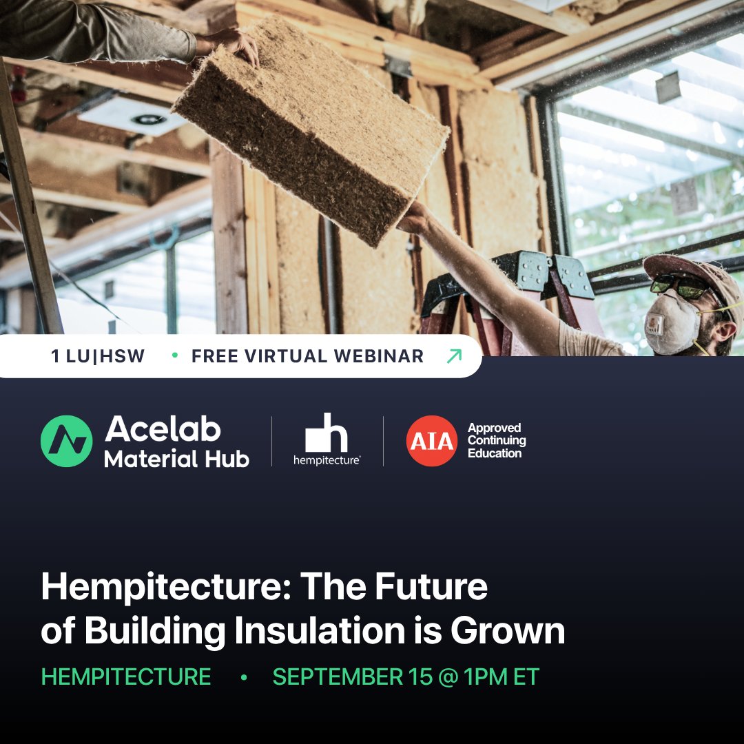 Hempitecture: The Future of Building Insulation is Grown webinar cover