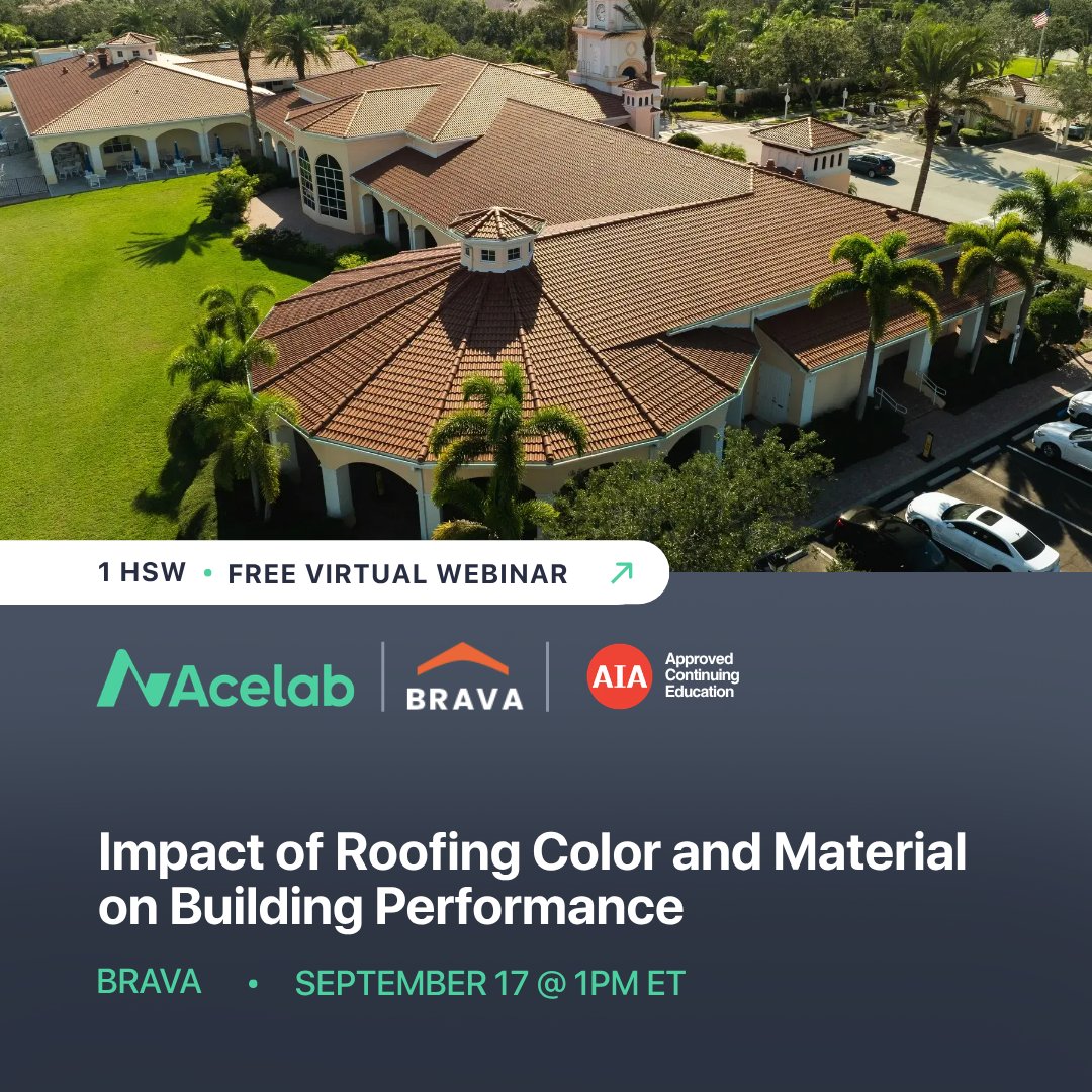 Impact of Roofing Color and Material on Building Performance webinar cover
