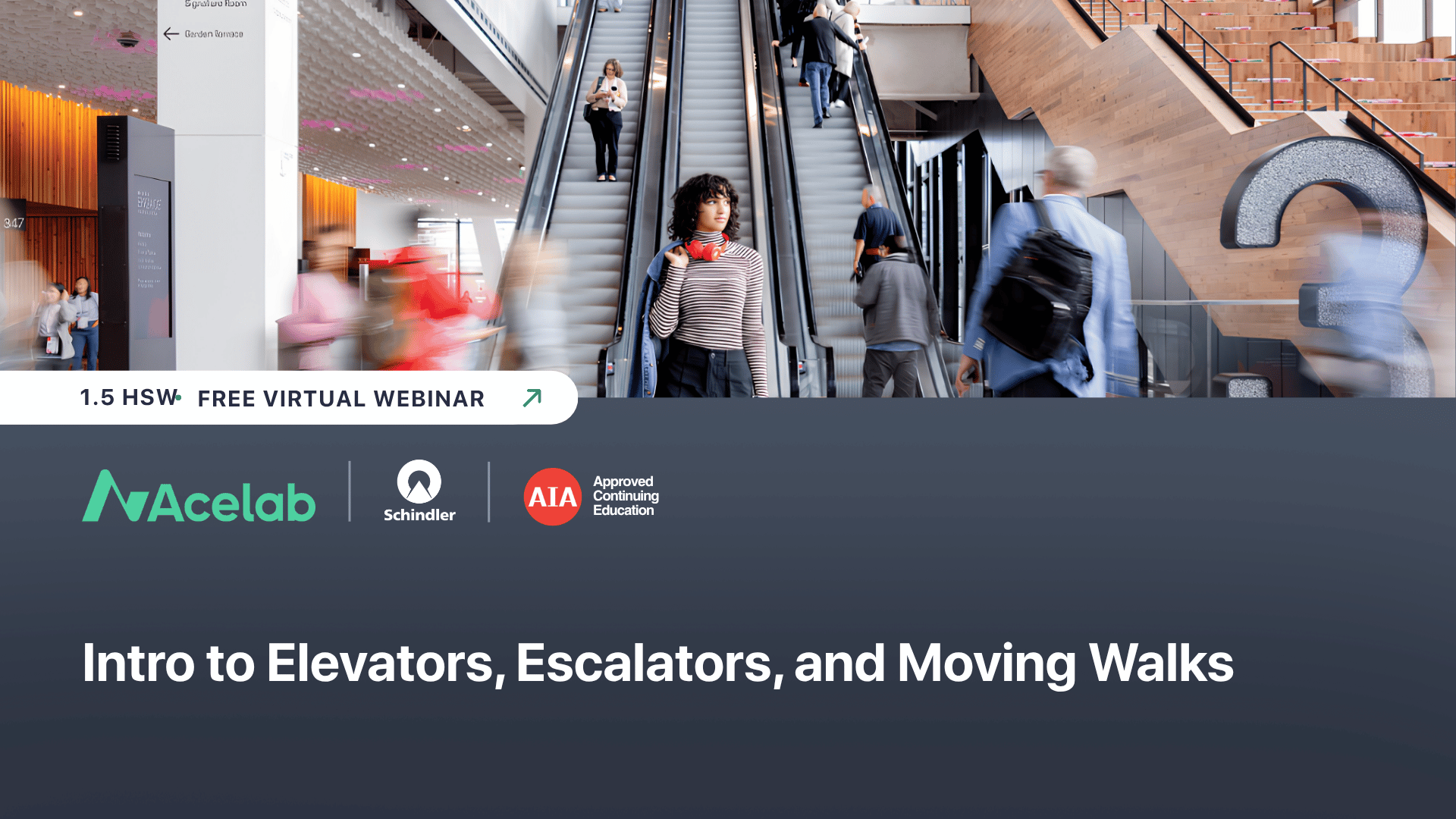 Intro to Elevators, Escalators, and Moving Walks webinar cover
