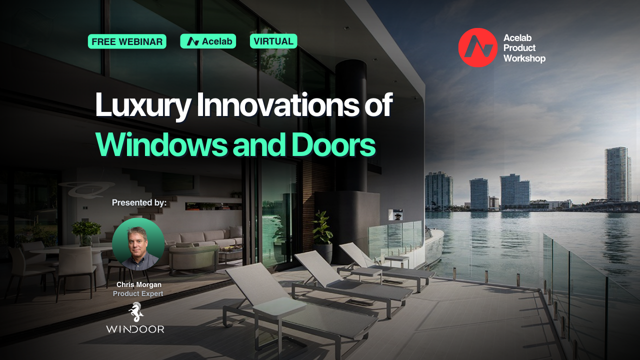 Luxury Innovations of Windows and Doors webinar cover