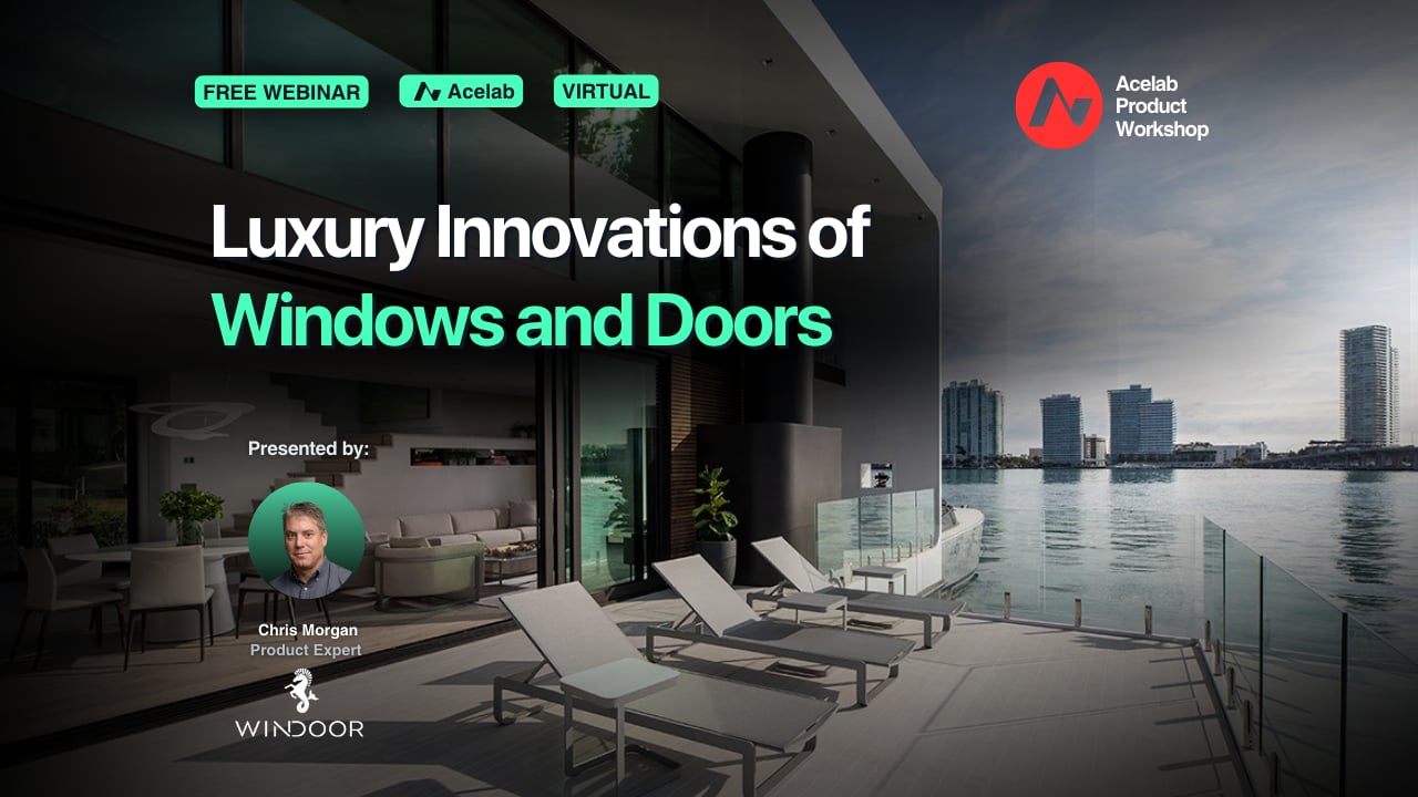 Luxury Innovations of Windows and Doors webinar cover