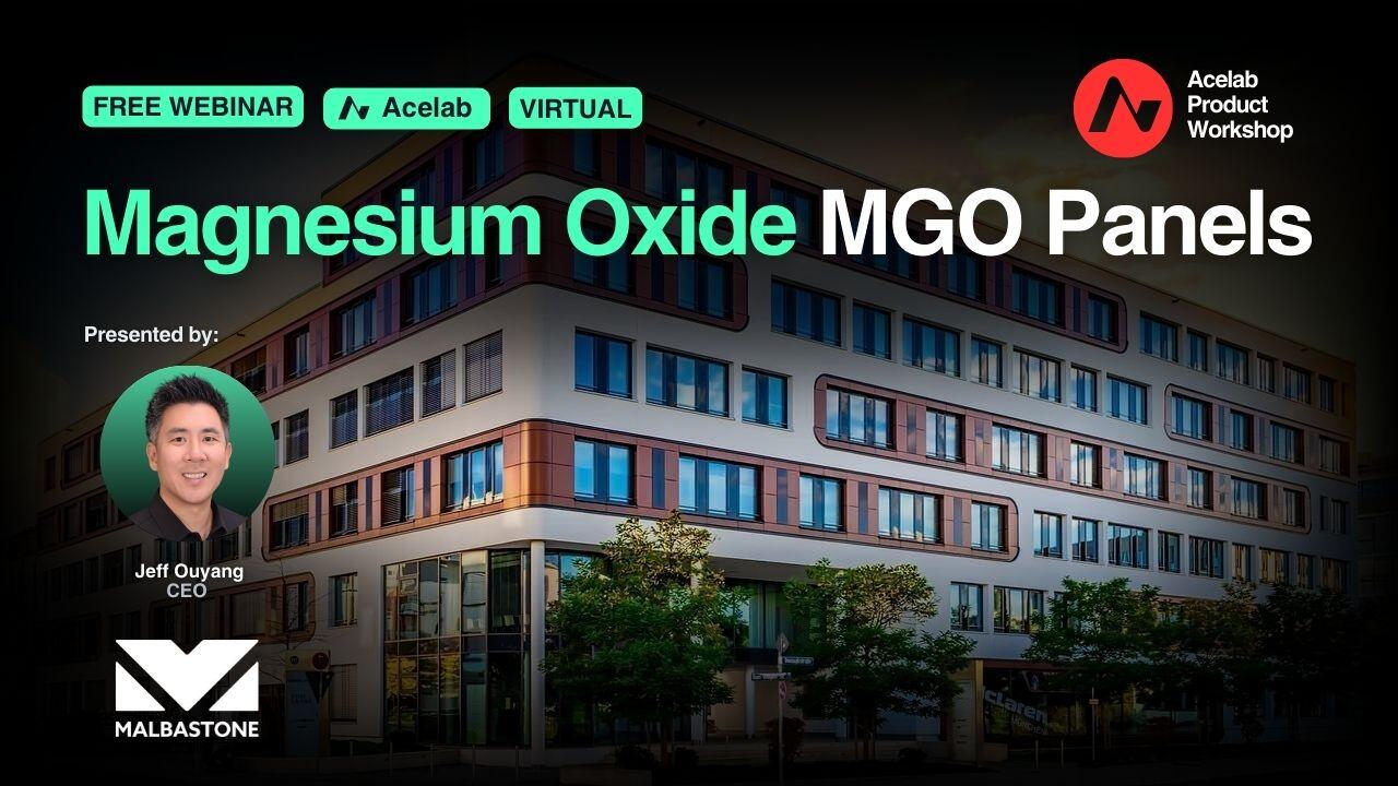 Magnesium Oxide MGO Panels webinar cover