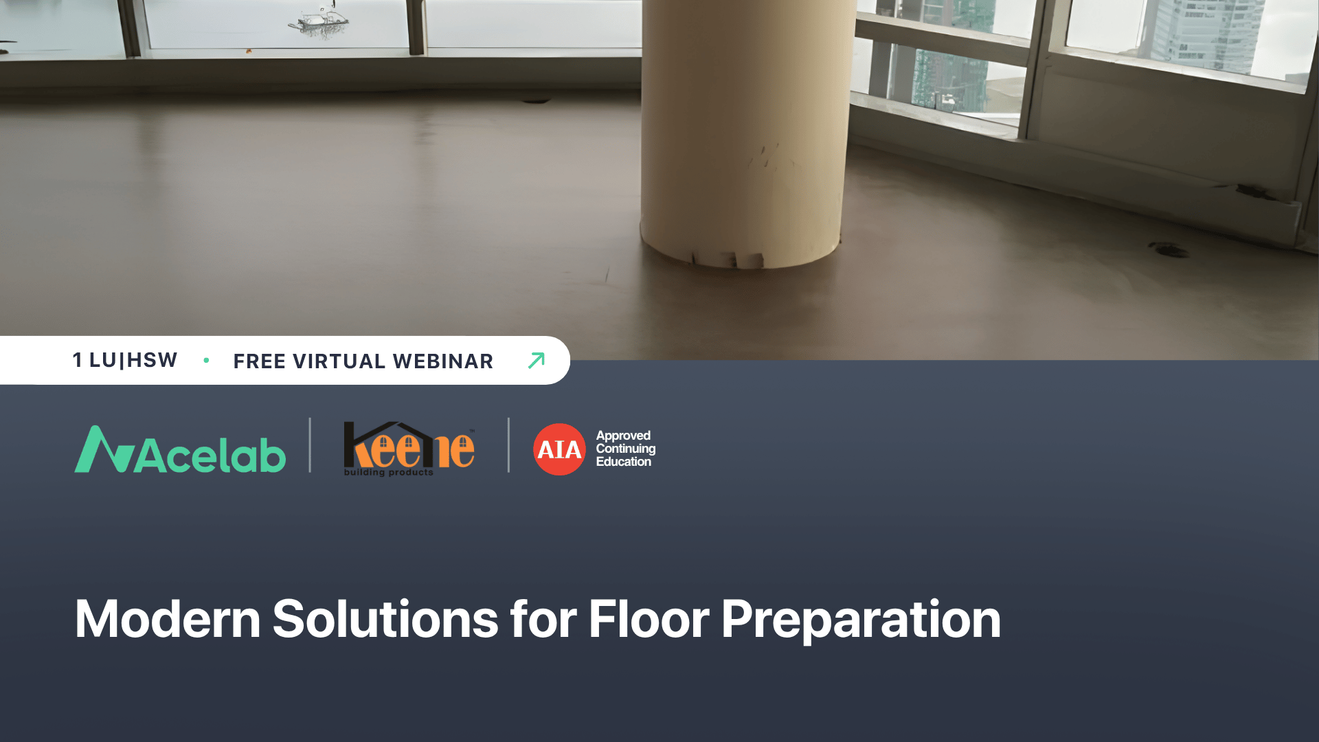 Modern Solutions for Floor Preparation webinar cover