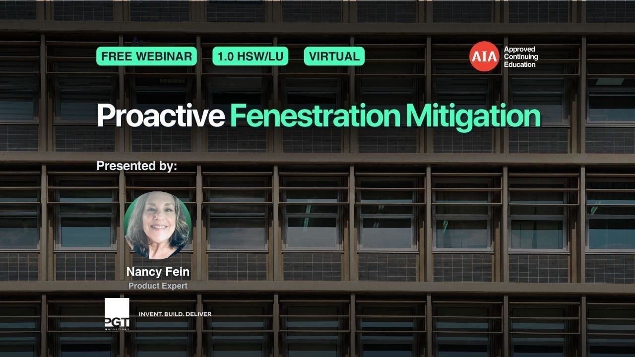 Proactive Fenestration Mitigation webinar cover