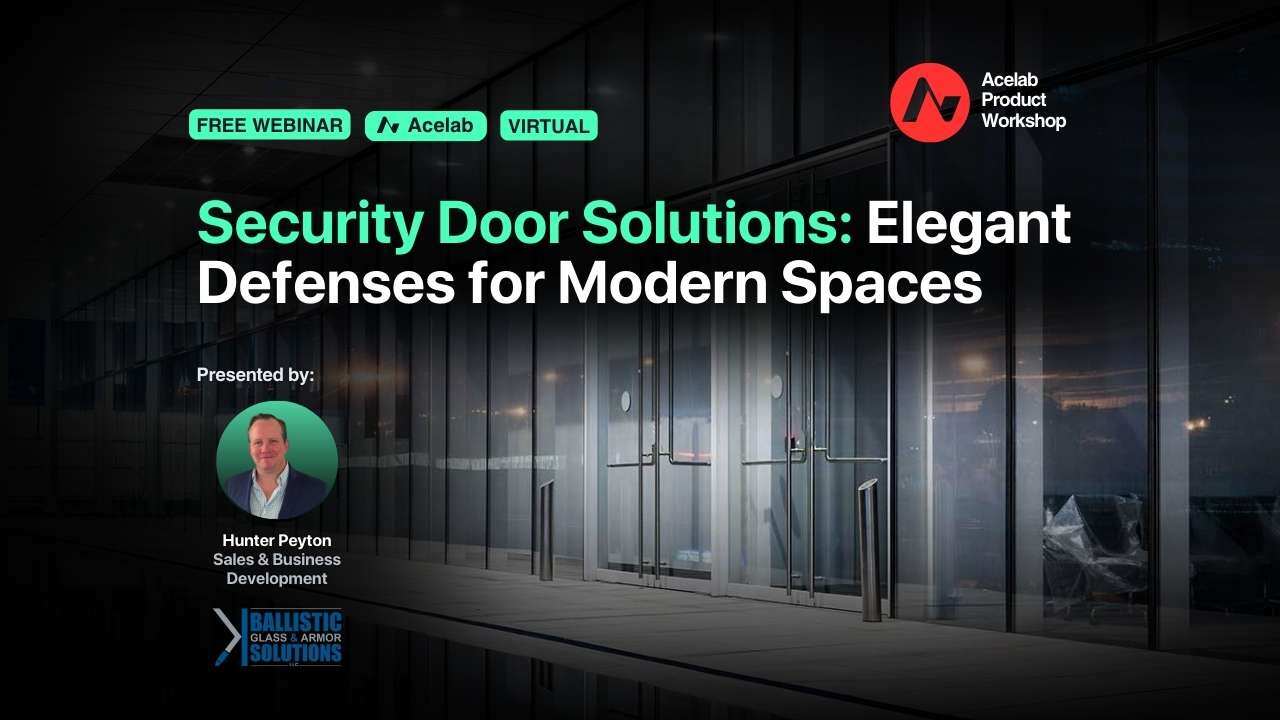 Security Door Solutions Elegant Defenses for Modern Spaces webinar cover