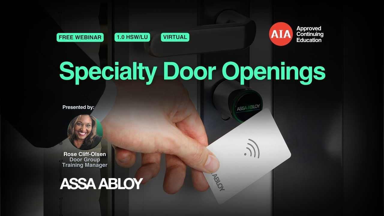 Specialty Door Openings webinar cover
