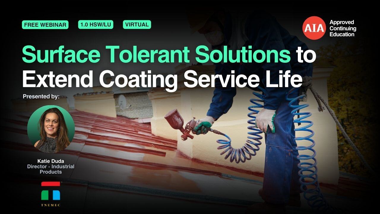 Surface Tolerant Solutions to Extend Coating Service Life webinar cover