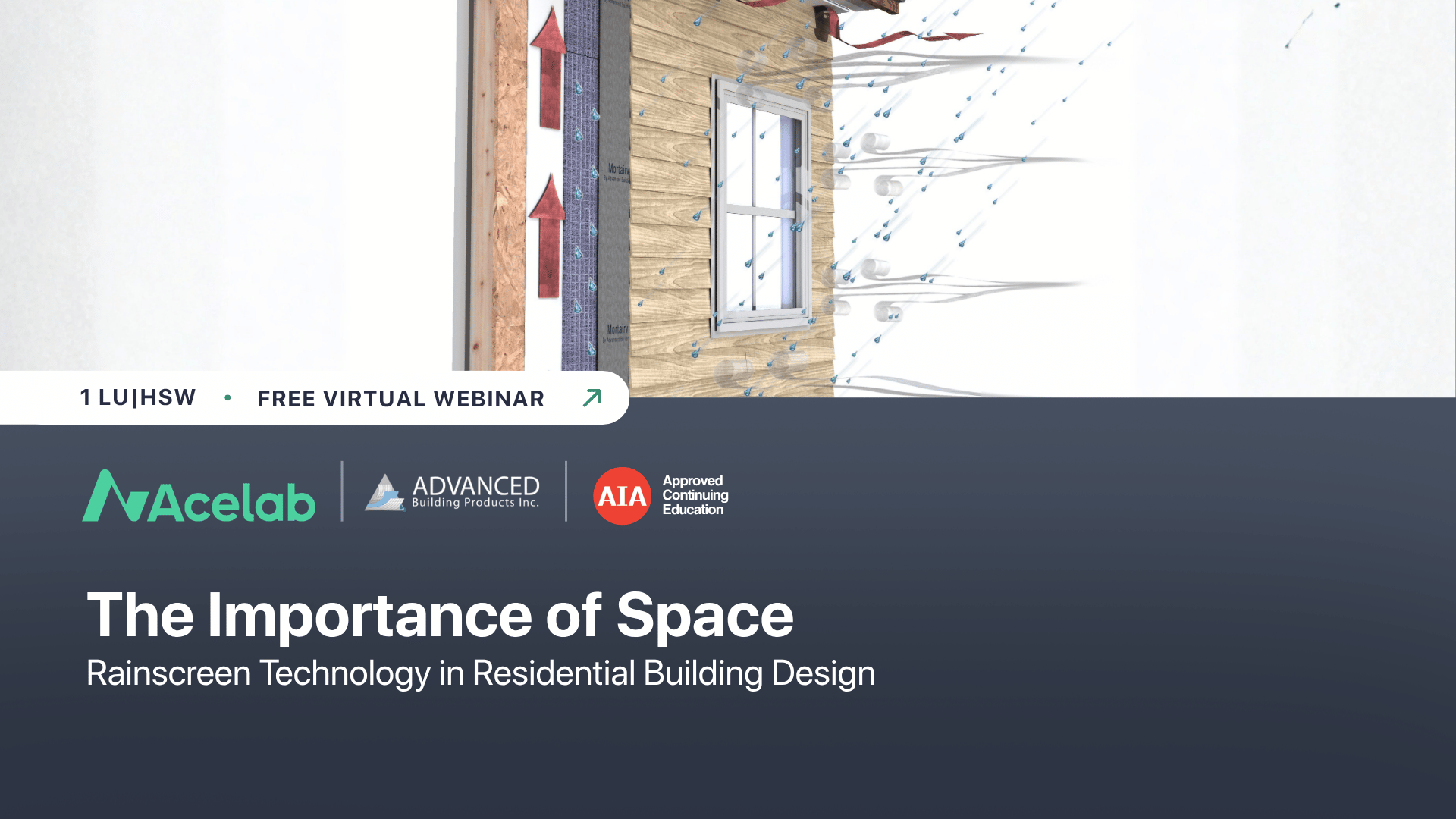 The Importance of Space Rainscreen Technology in Residential Building Design webinar cover