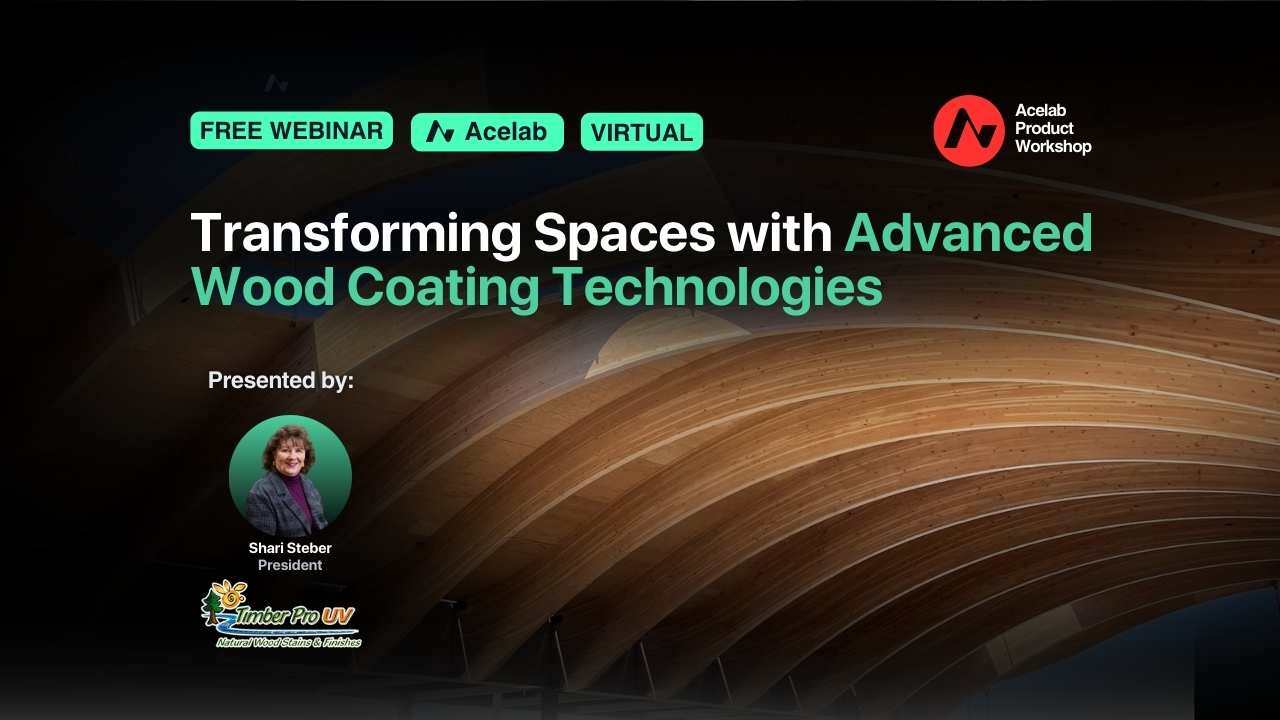 Transforming Spaces with Advanced Wood Coating Technologies webinar cover