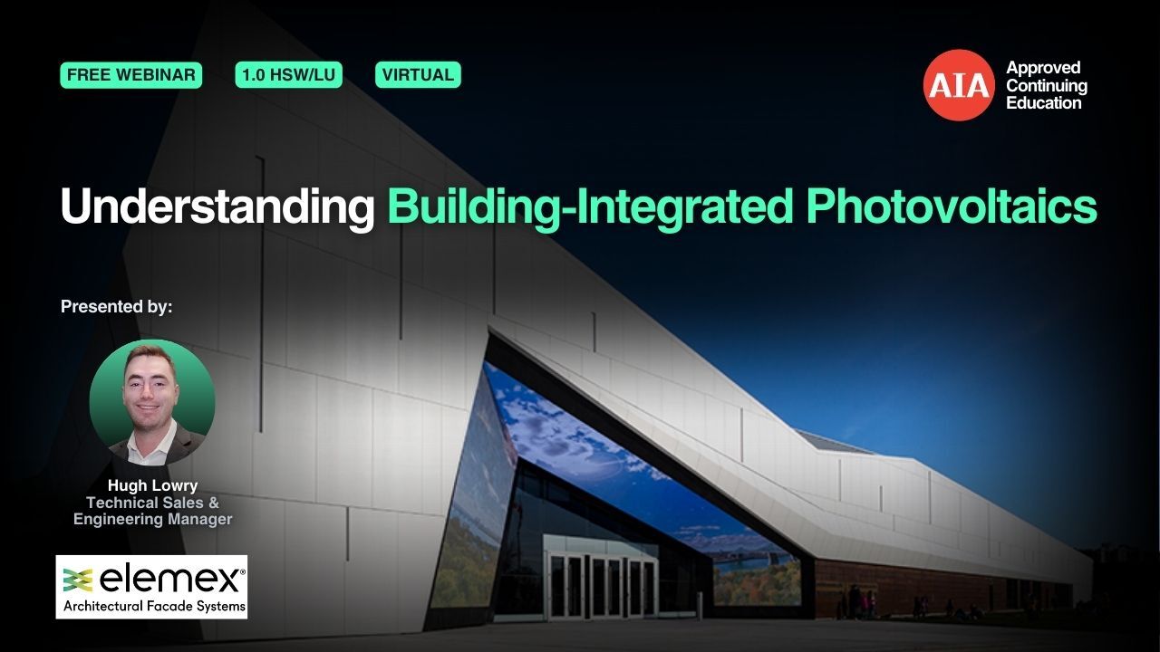 Understanding Building-Integrated Photovoltaics webinar cover