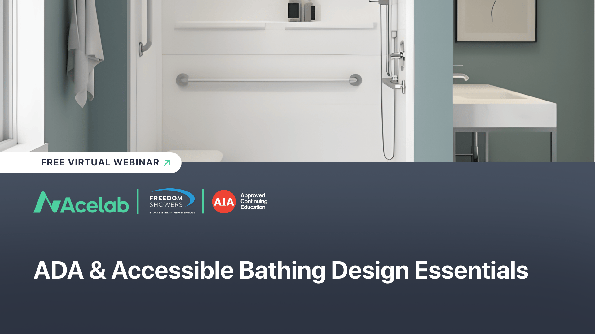 ADA & Accessible Bathing Design Essentials webinar cover