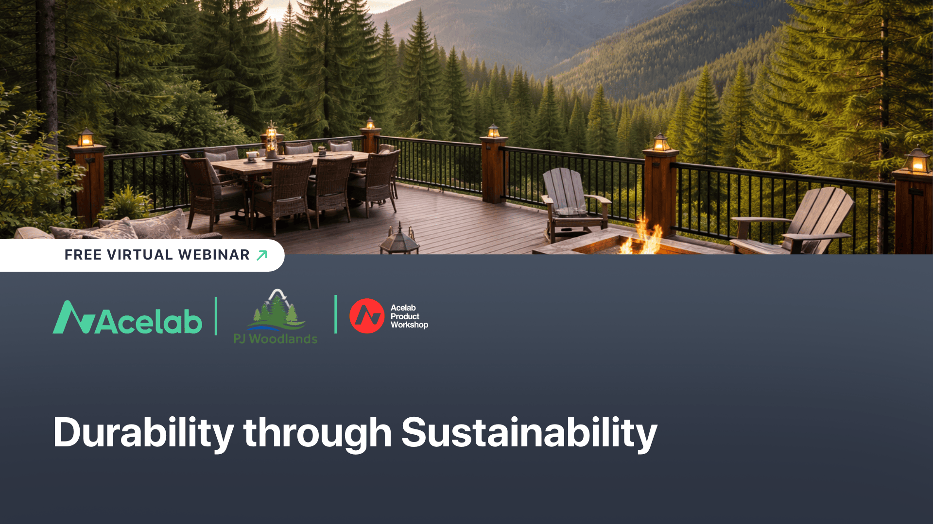 Durability through Sustainability webinar cover