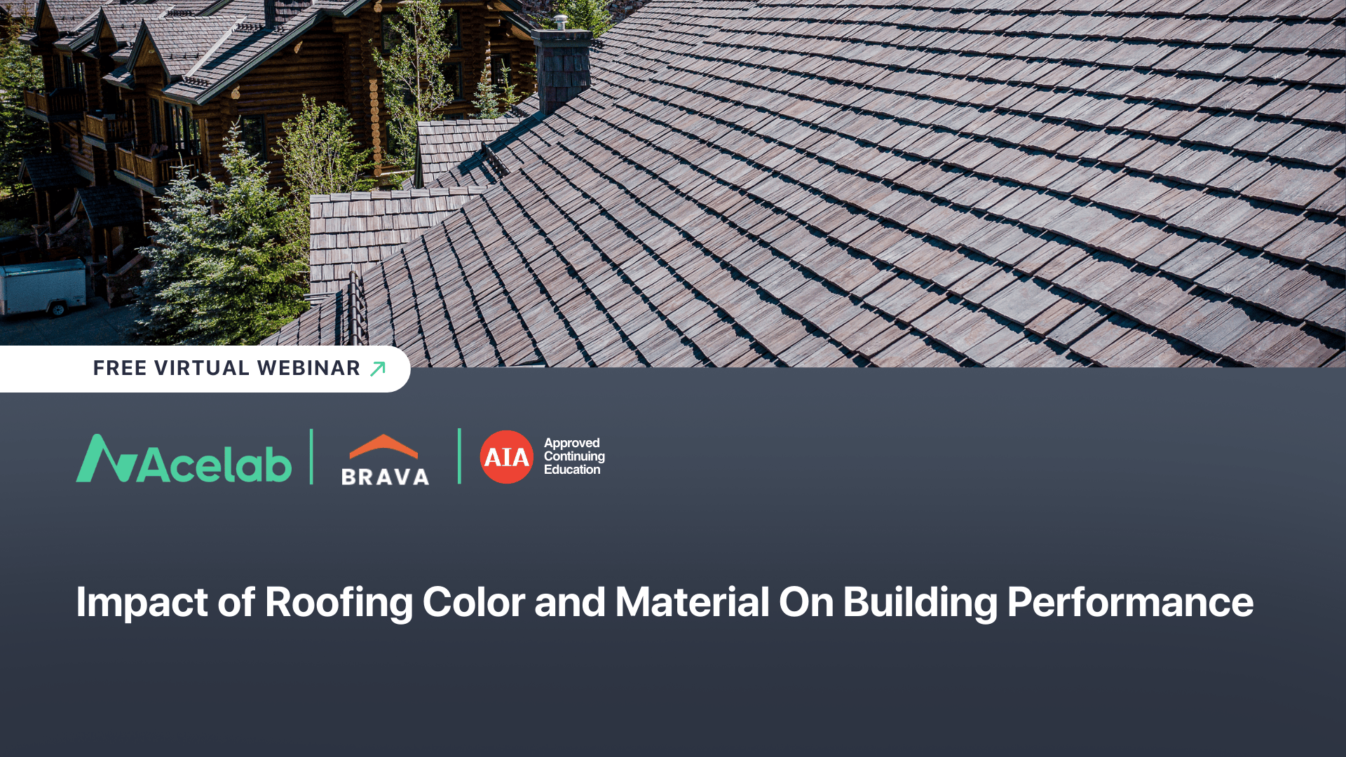 Impact of Roofing Color and Material On Building Performance webinar cover