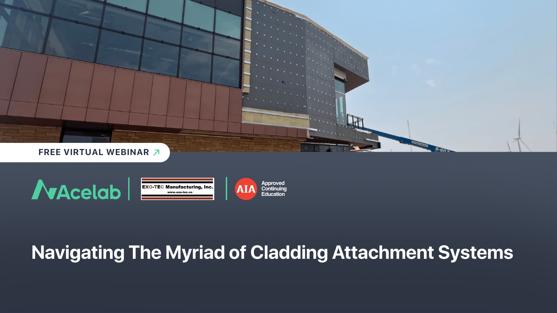 Navigating The Myriad Of Cladding Attachment Systems webinar cover