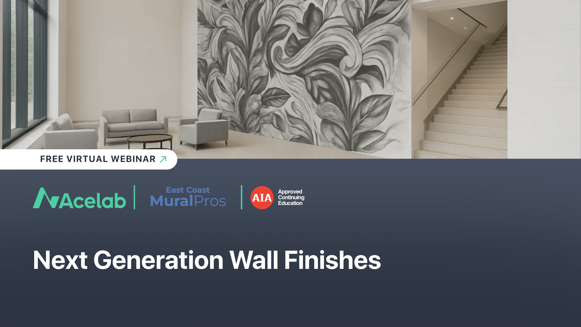 Next Generation Wall Finishes webinar cover