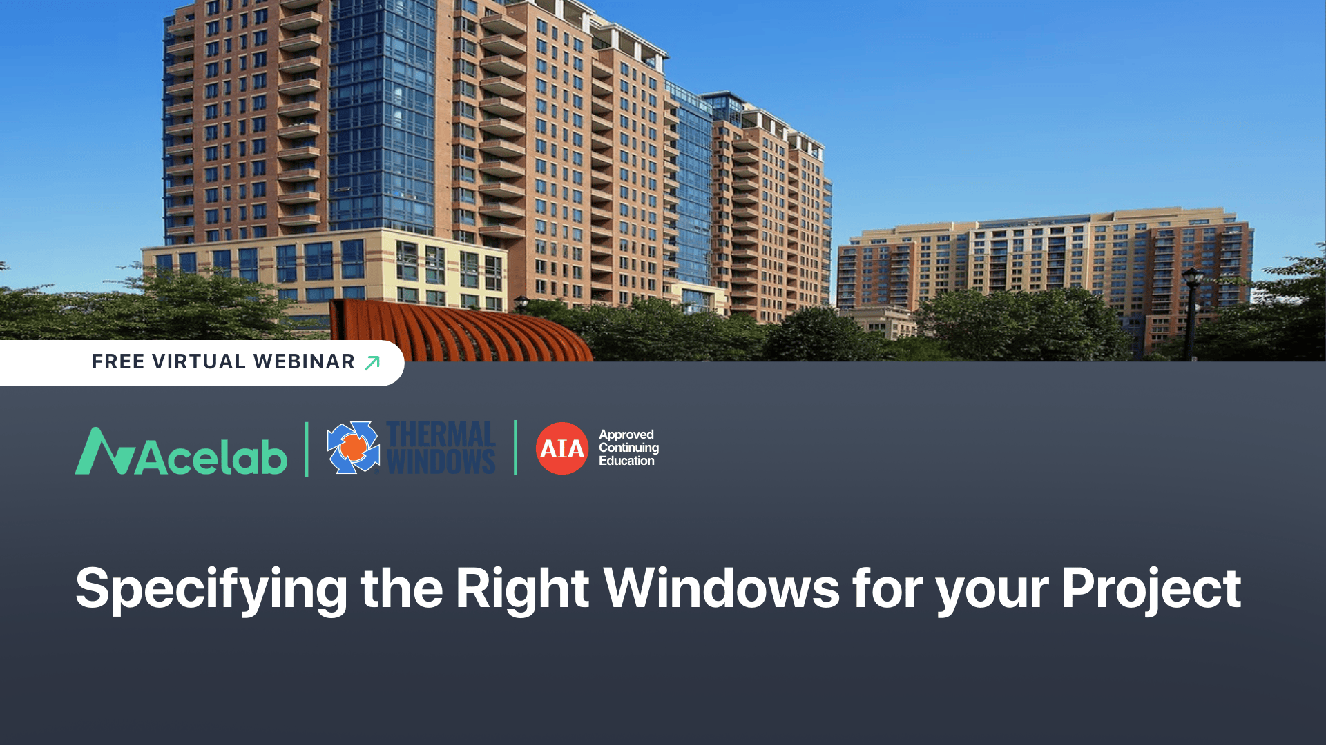 Specifying the Right Windows for your Project webinar cover