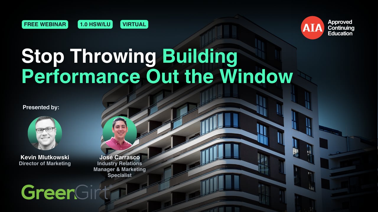 Stop Throwing Building Performance Out the Window webinar cover