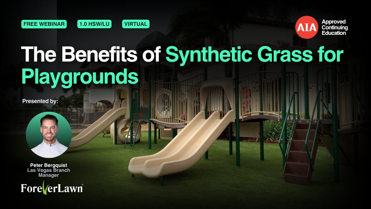 The Benefits of Synthetic Grass for Playgrounds webinar cover