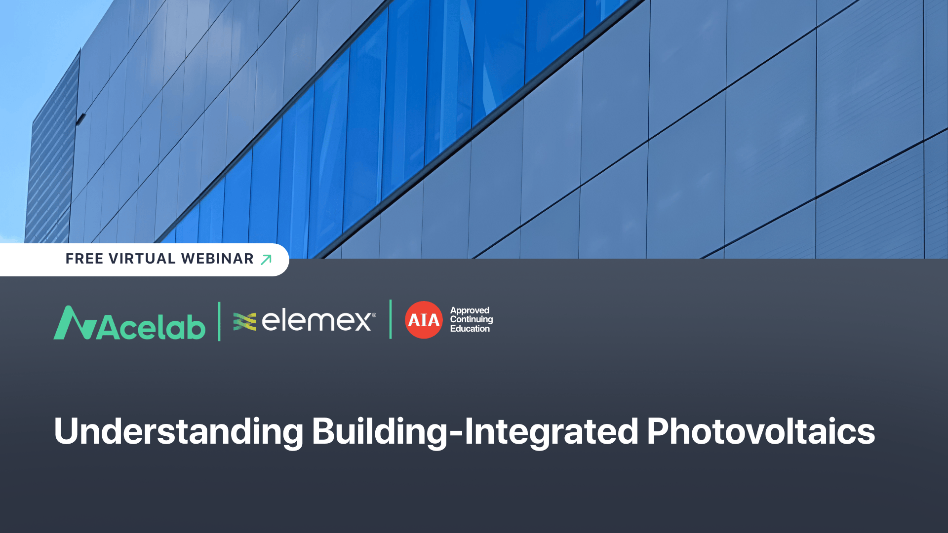 Understanding Building-Integrated Photovoltaics webinar cover
