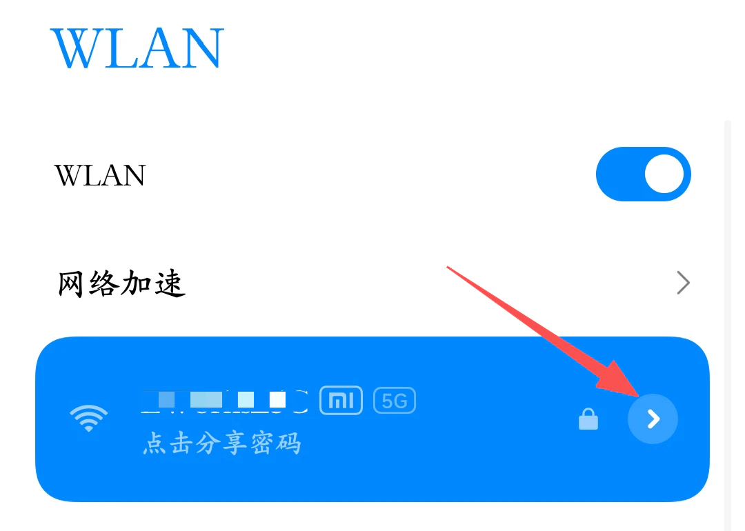 Wi-Fi 網路詳情與設定入口