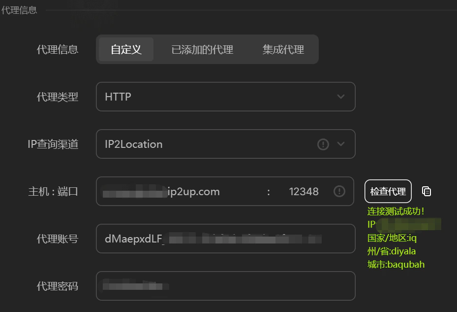 代理連通性測試工具